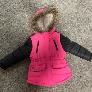 Oshkosh B’gosh pink girl’s puffer jacket 4T